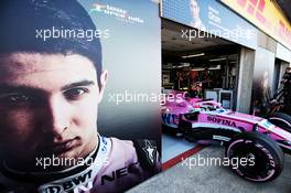 Esteban Ocon (FRA) Sahara Force India F1 VJM11 leaves the pits. 08.06.2018. Formula 1 World Championship, Rd 7, Canadian Grand Prix, Montreal, Canada, Practice Day.