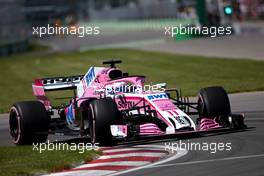 Sergio Perez (MEX) Sahara Force India F1   08.06.2018. Formula 1 World Championship, Rd 7, Canadian Grand Prix, Montreal, Canada, Practice Day.