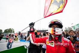 Race winner Sebastian Vettel (GER) Ferrari celebrates at the end of the race. 10.06.2018. Formula 1 World Championship, Rd 7, Canadian Grand Prix, Montreal, Canada, Race Day.