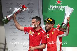 1st place Sebastian Vettel (GER) Ferrari SF71H, 10.06.2018. Formula 1 World Championship, Rd 7, Canadian Grand Prix, Montreal, Canada, Race Day.