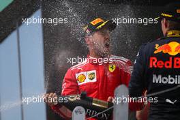 Sebastian Vettel (GER) Scuderia Ferrari and Max Verstappen (NLD) Red Bull Racing  10.06.2018. Formula 1 World Championship, Rd 7, Canadian Grand Prix, Montreal, Canada, Race Day.