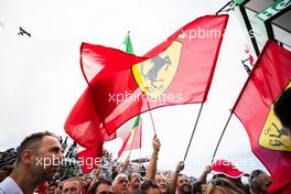 Ferrari celebrate at the podium. 10.06.2018. Formula 1 World Championship, Rd 7, Canadian Grand Prix, Montreal, Canada, Race Day.
