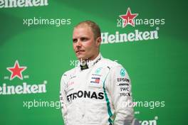 Valtteri Bottas (FIN) Mercedes AMG F1 on the podium. 10.06.2018. Formula 1 World Championship, Rd 7, Canadian Grand Prix, Montreal, Canada, Race Day.