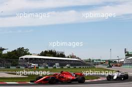 Sebastian Vettel (GER) Ferrari SF71H. 10.06.2018. Formula 1 World Championship, Rd 7, Canadian Grand Prix, Montreal, Canada, Race Day.