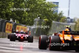 Sergio Perez (MEX) Sahara Force India F1 VJM11. 10.06.2018. Formula 1 World Championship, Rd 7, Canadian Grand Prix, Montreal, Canada, Race Day.