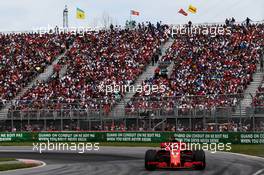 Sebastian Vettel (GER) Ferrari SF71H. 10.06.2018. Formula 1 World Championship, Rd 7, Canadian Grand Prix, Montreal, Canada, Race Day.
