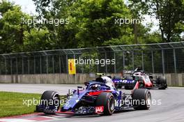 Pierre Gasly (FRA) Scuderia Toro Rosso STR13. 10.06.2018. Formula 1 World Championship, Rd 7, Canadian Grand Prix, Montreal, Canada, Race Day.