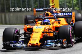 Fernando Alonso (ESP) McLaren MCL33. 10.06.2018. Formula 1 World Championship, Rd 7, Canadian Grand Prix, Montreal, Canada, Race Day.