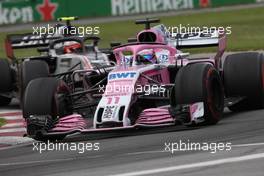 Sergio Perez (MEX) Sahara Force India F1   10.06.2018. Formula 1 World Championship, Rd 7, Canadian Grand Prix, Montreal, Canada, Race Day.