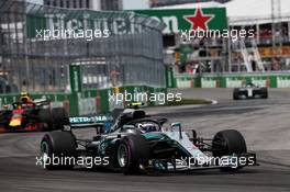 Valtteri Bottas (FIN) Mercedes AMG F1 W09. 10.06.2018. Formula 1 World Championship, Rd 7, Canadian Grand Prix, Montreal, Canada, Race Day.