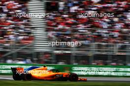 Stoffel Vandoorne (BEL) McLaren MCL33. 10.06.2018. Formula 1 World Championship, Rd 7, Canadian Grand Prix, Montreal, Canada, Race Day.