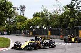 Nico Hulkenberg (GER) Renault Sport F1 Team RS18. 10.06.2018. Formula 1 World Championship, Rd 7, Canadian Grand Prix, Montreal, Canada, Race Day.