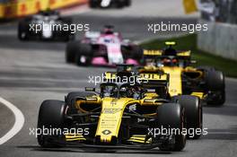 Nico Hulkenberg (GER) Renault Sport F1 Team RS18. 10.06.2018. Formula 1 World Championship, Rd 7, Canadian Grand Prix, Montreal, Canada, Race Day.