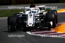 Marcus Ericsson (SWE) Sauber C37. 09.06.2018. Formula 1 World Championship, Rd 7, Canadian Grand Prix, Montreal, Canada, Qualifying Day.