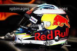 The helmet of Daniel Ricciardo (AUS) Red Bull Racing RB14. 09.06.2018. Formula 1 World Championship, Rd 7, Canadian Grand Prix, Montreal, Canada, Qualifying Day.