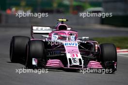 Esteban Ocon (FRA) Force India F1  09.06.2018. Formula 1 World Championship, Rd 7, Canadian Grand Prix, Montreal, Canada, Qualifying Day.