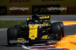 Nico Hulkenberg (GER) Renault Sport F1 Team RS18. 09.06.2018. Formula 1 World Championship, Rd 7, Canadian Grand Prix, Montreal, Canada, Qualifying Day.