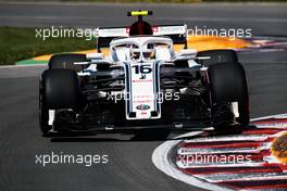 Charles Leclerc (MON) Sauber F1 Team C37. 09.06.2018. Formula 1 World Championship, Rd 7, Canadian Grand Prix, Montreal, Canada, Qualifying Day.