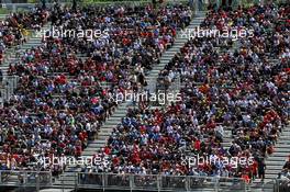 Fans in the grandstand. 09.06.2018. Formula 1 World Championship, Rd 7, Canadian Grand Prix, Montreal, Canada, Qualifying Day.