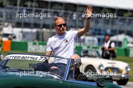 Valtteri Bottas (FIN) Mercedes AMG F1 on the drivers parade. 10.06.2018. Formula 1 World Championship, Rd 7, Canadian Grand Prix, Montreal, Canada, Race Day.