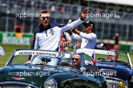 Sergey Sirotkin (RUS) Williams on the drivers parade. 10.06.2018. Formula 1 World Championship, Rd 7, Canadian Grand Prix, Montreal, Canada, Race Day.