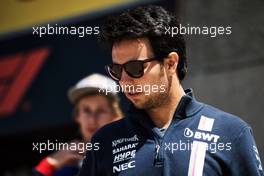 Sergio Perez (MEX) Sahara Force India F1 on the drivers parade. 10.06.2018. Formula 1 World Championship, Rd 7, Canadian Grand Prix, Montreal, Canada, Race Day.