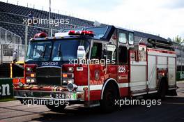 A fire engine. 07.06.2018. Formula 1 World Championship, Rd 7, Canadian Grand Prix, Montreal, Canada, Preparation Day.