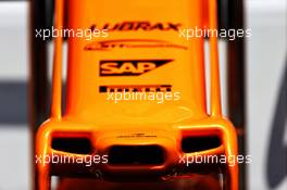 McLaren MCL33 nosecone. 07.06.2018. Formula 1 World Championship, Rd 7, Canadian Grand Prix, Montreal, Canada, Preparation Day.