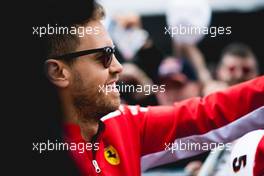 Sebastian Vettel (GER) Ferrari signs autographs for the fans. 07.06.2018. Formula 1 World Championship, Rd 7, Canadian Grand Prix, Montreal, Canada, Preparation Day.