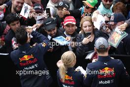 Max Verstappen (NLD) Red Bull Racing and Daniel Ricciardo (AUS) Red Bull Racing  07.06.2018. Formula 1 World Championship, Rd 7, Canadian Grand Prix, Montreal, Canada, Preparation Day.