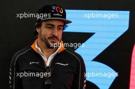 Fernando Alonso (ESP) McLaren celebrates his upcoming 300th GP. 07.06.2018. Formula 1 World Championship, Rd 7, Canadian Grand Prix, Montreal, Canada, Preparation Day.