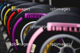 Pirelli show tyres. 07.06.2018. Formula 1 World Championship, Rd 7, Canadian Grand Prix, Montreal, Canada, Preparation Day.