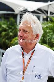 Charlie Whiting (GBR) FIA Delegate. 07.06.2018. Formula 1 World Championship, Rd 7, Canadian Grand Prix, Montreal, Canada, Preparation Day.