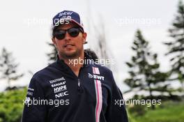 Sergio Perez (MEX) Sahara Force India F1. 07.06.2018. Formula 1 World Championship, Rd 7, Canadian Grand Prix, Montreal, Canada, Preparation Day.
