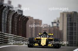 Nico Hulkenberg (GER) Renault Sport F1 Team RS18. 13.04.2018. Formula 1 World Championship, Rd 3, Chinese Grand Prix, Shanghai, China, Practice Day.