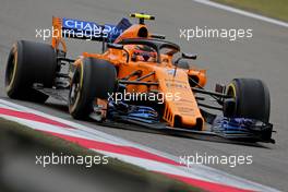 Stoffel Vandoorne (BEL) McLaren F1  13.04.2018. Formula 1 World Championship, Rd 3, Chinese Grand Prix, Shanghai, China, Practice Day.