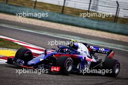 Pierre Gasly (FRA) Scuderia Toro Rosso STR13. 13.04.2018. Formula 1 World Championship, Rd 3, Chinese Grand Prix, Shanghai, China, Practice Day.