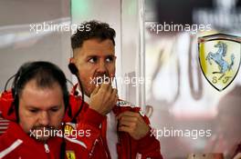 Sebastian Vettel (GER) Ferrari. 13.04.2018. Formula 1 World Championship, Rd 3, Chinese Grand Prix, Shanghai, China, Practice Day.