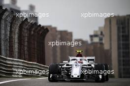 Charles Leclerc (MON) Sauber F1 Team C37. 13.04.2018. Formula 1 World Championship, Rd 3, Chinese Grand Prix, Shanghai, China, Practice Day.