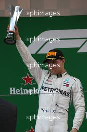 2nd place Valtteri Bottas (FIN) Mercedes AMG F1. 15.04.2018. Formula 1 World Championship, Rd 3, Chinese Grand Prix, Shanghai, China, Race Day.