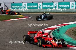 Sebastian Vettel (GER) Ferrari SF71H. 15.04.2018. Formula 1 World Championship, Rd 3, Chinese Grand Prix, Shanghai, China, Race Day.