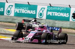 Esteban Ocon (FRA) Sahara Force India F1 VJM11. 15.04.2018. Formula 1 World Championship, Rd 3, Chinese Grand Prix, Shanghai, China, Race Day.