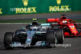 Valtteri Bottas (FIN) Mercedes AMG F1 W09. 15.04.2018. Formula 1 World Championship, Rd 3, Chinese Grand Prix, Shanghai, China, Race Day.