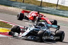 Valtteri Bottas (FIN) Mercedes AMG F1 W09. 15.04.2018. Formula 1 World Championship, Rd 3, Chinese Grand Prix, Shanghai, China, Race Day.