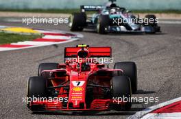 Kimi Raikkonen (FIN) Ferrari SF71H. 15.04.2018. Formula 1 World Championship, Rd 3, Chinese Grand Prix, Shanghai, China, Race Day.