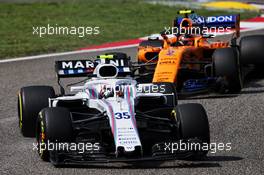 Sergey Sirotkin (RUS) Williams FW41. 15.04.2018. Formula 1 World Championship, Rd 3, Chinese Grand Prix, Shanghai, China, Race Day.
