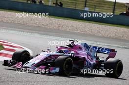 Sergio Perez (MEX) Sahara Force India F1 VJM11. 15.04.2018. Formula 1 World Championship, Rd 3, Chinese Grand Prix, Shanghai, China, Race Day.