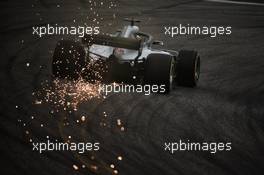 Lewis Hamilton (GBR) Mercedes AMG F1 W09 sends sparks flying. 14.04.2018. Formula 1 World Championship, Rd 3, Chinese Grand Prix, Shanghai, China, Qualifying Day.
