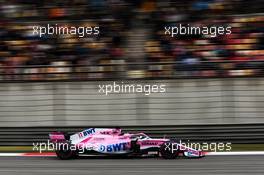 Sergio Perez (MEX) Sahara Force India F1 VJM11. 14.04.2018. Formula 1 World Championship, Rd 3, Chinese Grand Prix, Shanghai, China, Qualifying Day.