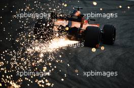 Fernando Alonso (ESP) McLaren MCL33 sends sparks flying. 14.04.2018. Formula 1 World Championship, Rd 3, Chinese Grand Prix, Shanghai, China, Qualifying Day.